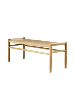 FDB Møbler Bancos<Banco J83B 37x100 cm, Oak nature lacquered-nature Marrón