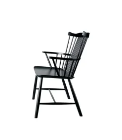 FDB Møbler Banco J52D, Beech black painted Negro Hot