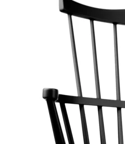 FDB Møbler Banco J52D, Beech black painted Negro Hot