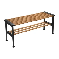 Essem Design Banco Nostalgi 100 cm, Bambú-negro MarrónNegro Online