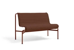 HAY Banco sin reposabrazos Palissade Dining, Iron red Rojo Discount