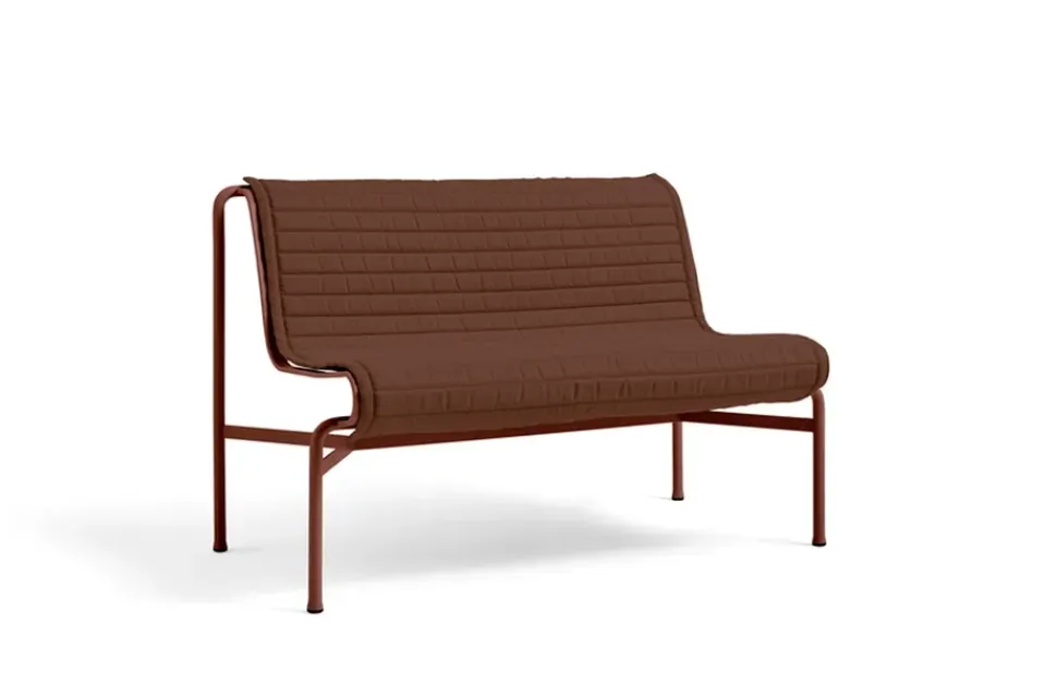 HAY Banco sin reposabrazos Palissade Dining, Iron red Rojo Discount