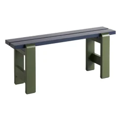 HAY Sofás De Jardín Y Bancos De Jardín|Sofás De Jardín Y Bancos De Jardín<Banco Weekday Duo 111x23 cm en pino lacado, acero-oliva Azul