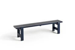 HAY Banco Weekday 190x32 cm en pino lacado, Oliva Verde New