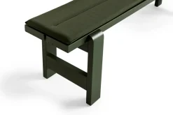 HAY Banco Weekday 190x32 cm en pino lacado, Oliva Verde New