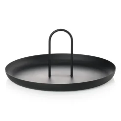 Zone Denmark Bandejas<Bandeja con asa Singles Ø20 cm, Black Negro