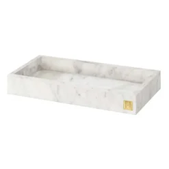 Hilke Collection Bandeja con canto 30x15 cm, mármol Blanco Sale