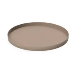 Cooee Design Bandeja Cooee redonda, 30 cm, Taupe Gris Discount