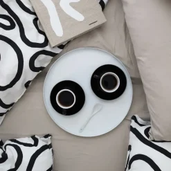 Cooee Design Bandeja Cooee redonda, 30 cm, Blanco Outlet