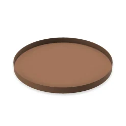 Cooee Design Bandeja Cooee redonda, 30 cm, Coconut Marrón New