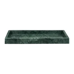 Mette Ditmer Bandeja de decoración Marble 16x31 cm, Dark forest Verde Clearance