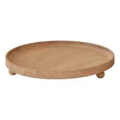 OYOY Bandejas<Bandeja de madera Inka redonda Ø30 cm, Nature Marrón