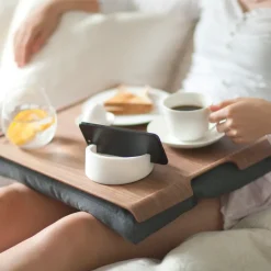 Bosign Bandejas<Bandeja de regazo para portátil , -nogal Gris