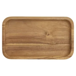 Scandi Living Bandejas<Bandeja de servir Hollow, 15x25 cm Marrón