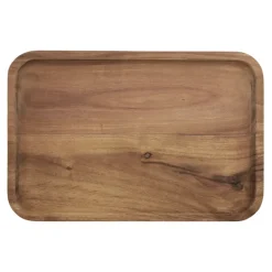 Scandi Living Bandejas<Bandeja de servir Hollow, 20x30 cm Marrón