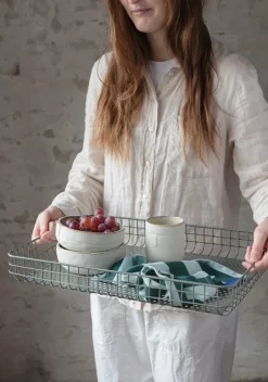 Mette Ditmer Bandeja de servir Lift 33,5x45,5 cm, Thyme green Verde Sale