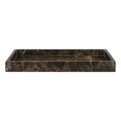 Mette Ditmer Detalles Decorativos|Bandejas Decorativas<Bandeja decorativa Marble 16x31 cm, Marrón