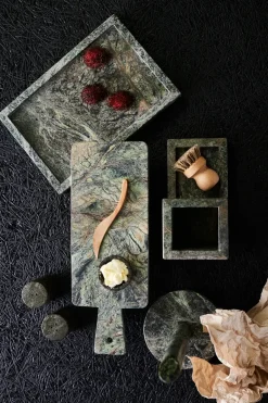 MUUBS Bandeja decorativa Vita 20x30 cm, Seagrass Verde Outlet