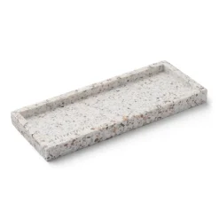 Humdakin Bandejas Decorativas<Bandeja Terrazzo 10x25 cm, White-brown MarrónBlanco