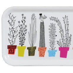 Almedahls Bandeja Italiensk Blomsterhylla, 32 x 15 cm AzulVerdeAmarilloNaranjaBlanco