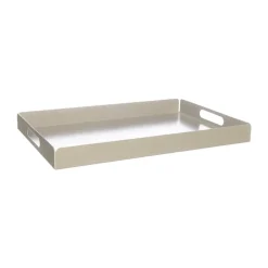 ERNST Bandeja metal 30x45 cm, crema Blanco Sale