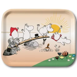 Opto Design Bandejas Decorativas<Bandeja Moomin evening swim, 27x20 cm Multi