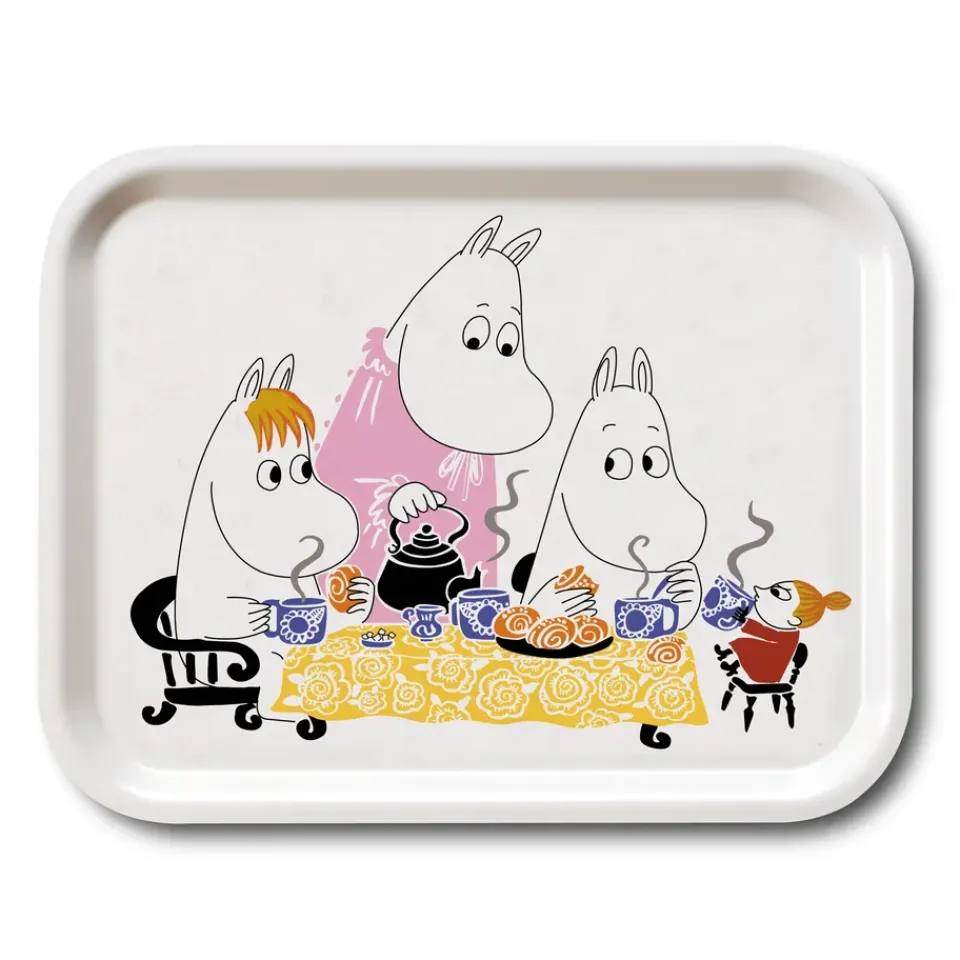 Opto Design Bandeja Moomin Teaparty, Blanco