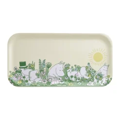 Muurla Bandeja Moomin 22x43 cm, In the garden Blanco Discount