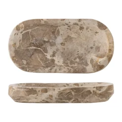 Bloomingville Bandeja mármol Shao 24,5x12,5 cm, Natural Marrón Sale