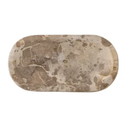 Bloomingville Bandeja mármol Shao 24,5x12,5 cm, Natural Marrón Sale