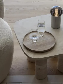 Blomus Bandejas<Bandeja OKU S, Ø25 cm, Roble Beige