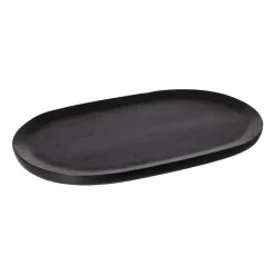 ERNST Bandeja ovalada 25x40 cm, Negro New