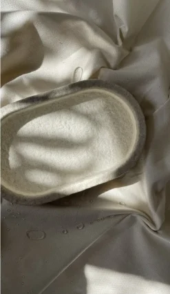 Humdakin Decoración Navideña<Bandeja ovalada Sandstone 15x25 cm, Natural Beige
