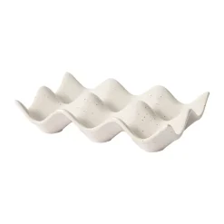 Broste Copenhagen Bandejas<Bandeja para huevos Nordic Vanilla, 10x15 cm Blanco