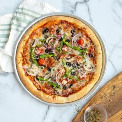 Nordic Ware Bandeja para pizza naturals traditional Ø38 cm, Aluminium Plateado Online