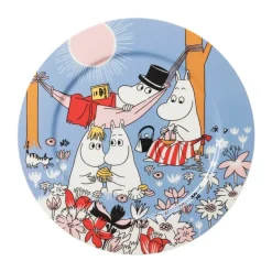 Moomin Arabia Bandejas Y Fuentes De Servir<Bandeja para servir Moomin Family Time, Ø30 cm Multi