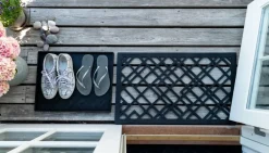 Tica copenhagen Felpudos<Bandeja para zapatero Lines, Medium, 38x48 cm Negro