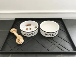 Tica copenhagen Felpudos<Bandeja para zapatero Lines, Medium, 38x48 cm Negro