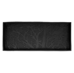 Dixie Bandeja para zapatos , goma, Grenverk, 36 x 85 cm Negro