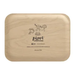 Muurla Bandeja Pippi 20x27 cm, Cumpleaños Rosa