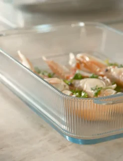 Stelton Bandeja resistente al horno Pilastro 20,7x33,1 cm, Clear Transparente Discount