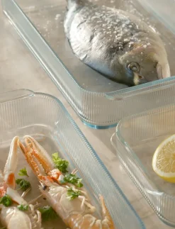 Stelton Bandeja resistente al horno Pilastro 20,7x33,1 cm, Clear Transparente Discount