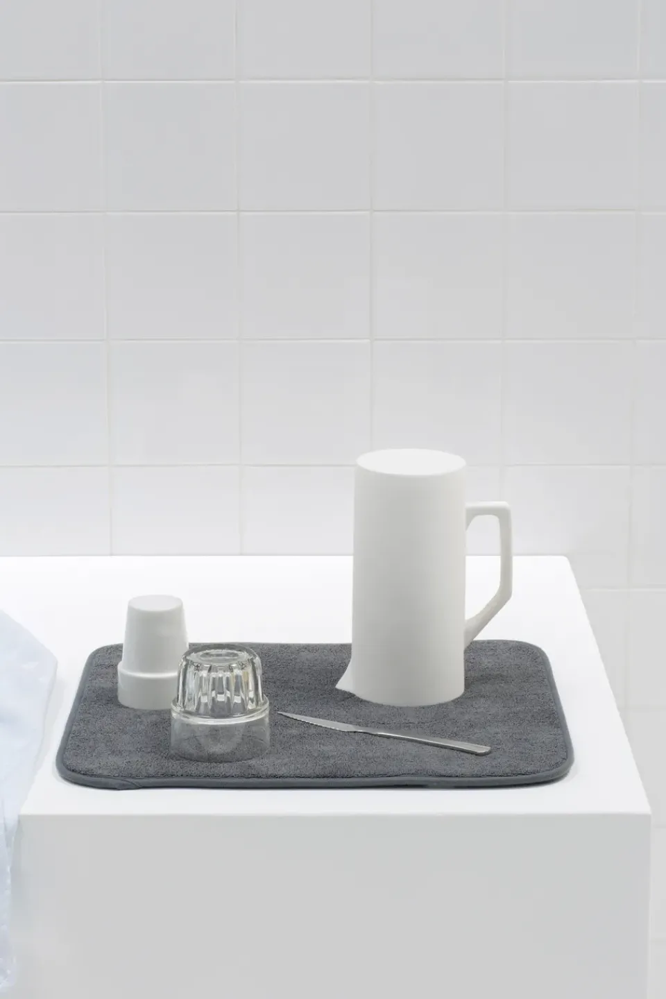Brabantia Bandeja secaplatos de microfibra Sinkside 47x40 cm, oscuro Gris Discount