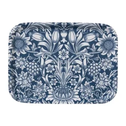 Klippan Yllefabrik Bandeja Sunflower 20x27 cm, Dark denim Azul