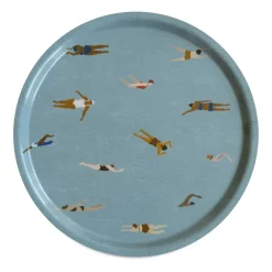 Fine Little Day Bandejas<Bandeja Swimmers Ø38 cm, Azul
