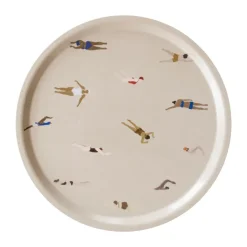 Fine Little Day Bandejas<Bandeja Swimmers Ø38 cm, Beige