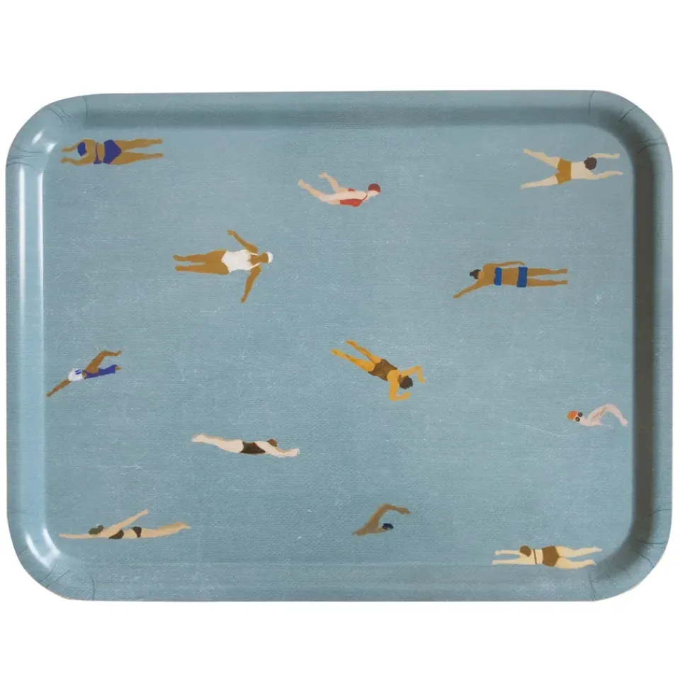Fine Little Day Bandeja Swimmers 33x43 cm, Azul Sale