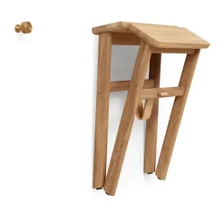 Form & Refine Banqueta Angle plegable, Roble Marrón Outlet