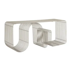 AYTM Banqueta Curva 100 cm, Taupe Gris Discount