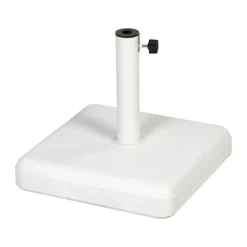 Fri Form Base para sombrilla , Hormigón , 45x45 cm Blanco